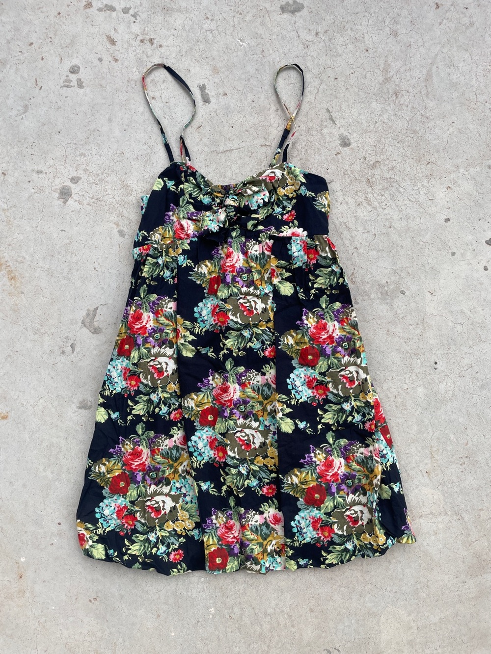 Wet Seal RARE Vintage Y2K Bubble Hem Floral Babydoll Dress